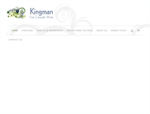 Tablet Screenshot of kingmanwine.com